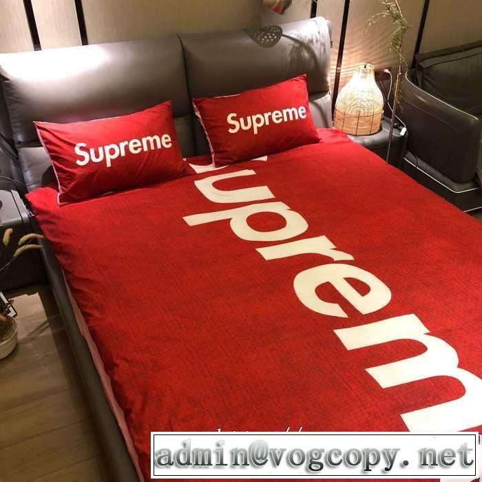 秋トレンドの新定番  SUPREME 寝具4点セット 2019秋冬トレンド押さえておきたい シュプリーム