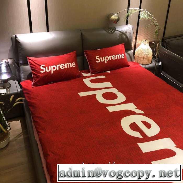 秋トレンドの新定番  SUPREME 寝具4点セット 2019秋冬トレンド押さえておきたい シュプリーム
