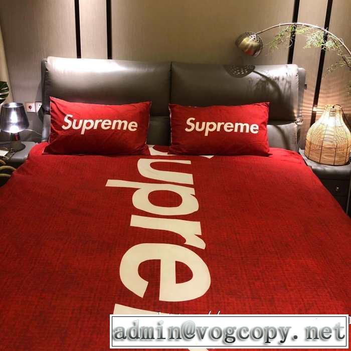 秋トレンドの新定番  SUPREME 寝具4点セット 2019秋冬トレンド押さえておきたい シュプリーム