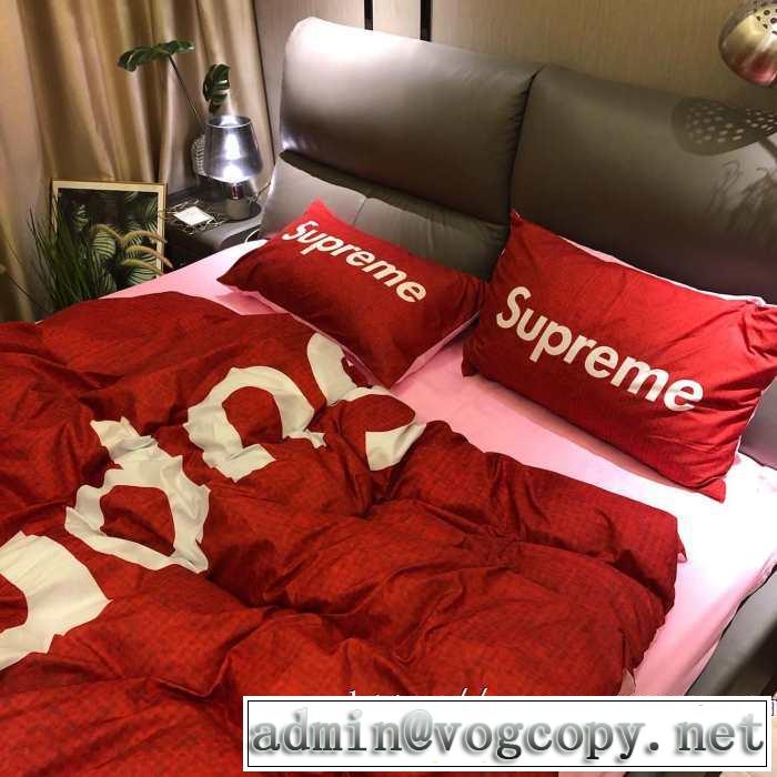 秋トレンドの新定番  SUPREME 寝具4点セット 2019秋冬トレンド押さえておきたい シュプリーム