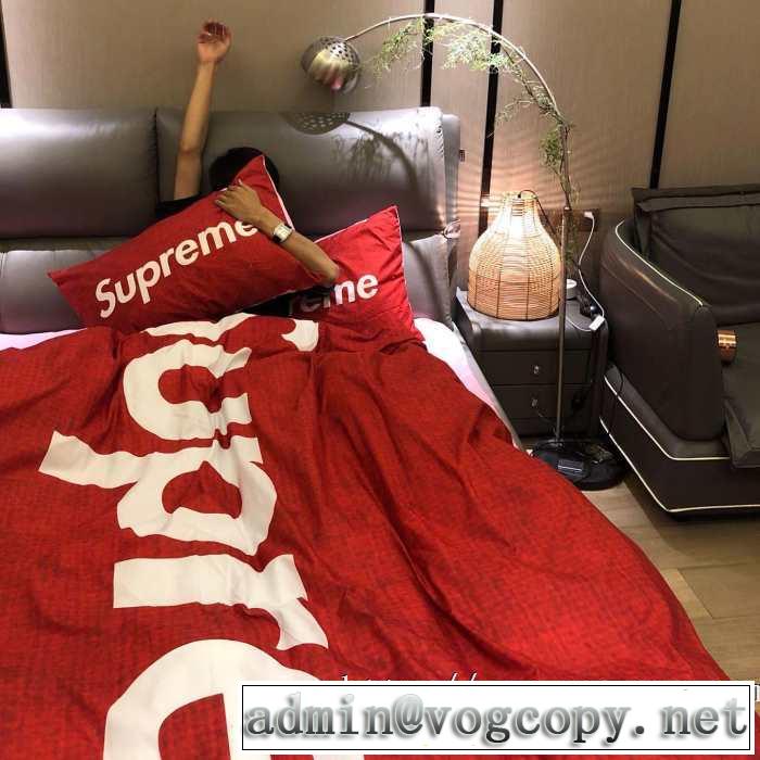 秋トレンドの新定番  SUPREME 寝具4点セット 2019秋冬トレンド押さえておきたい シュプリーム