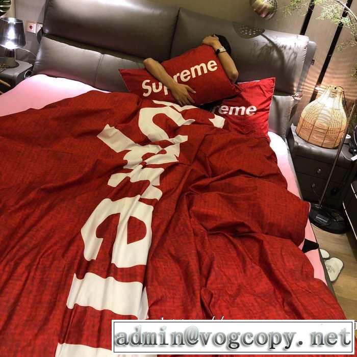 秋トレンドの新定番  SUPREME 寝具4点セット 2019秋冬トレンド押さえておきたい シュプリーム