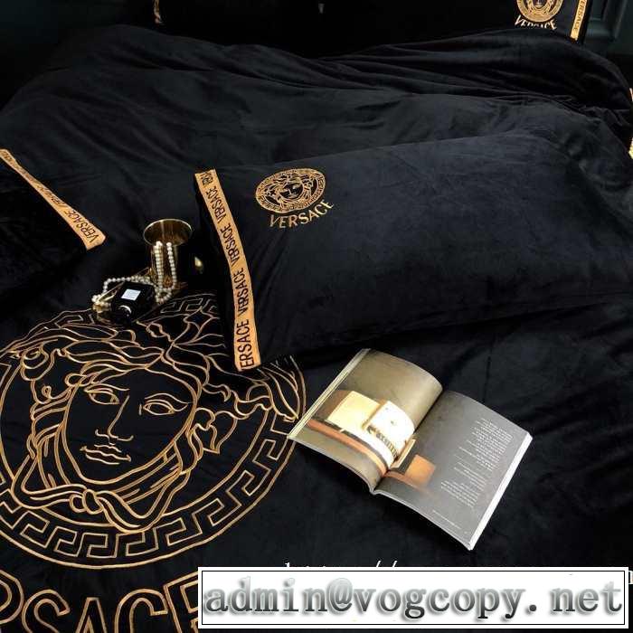 VERSACE人気ブランドの新作秋冬トレンド 寝具4点セット ヴェルサーチ 2019秋、イチオシ上品