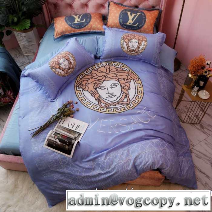 人気の秋冬新作再登場 ヴェルサーチ VERSACE 寝具4点セット 最速2019秋冬トレンドブランド