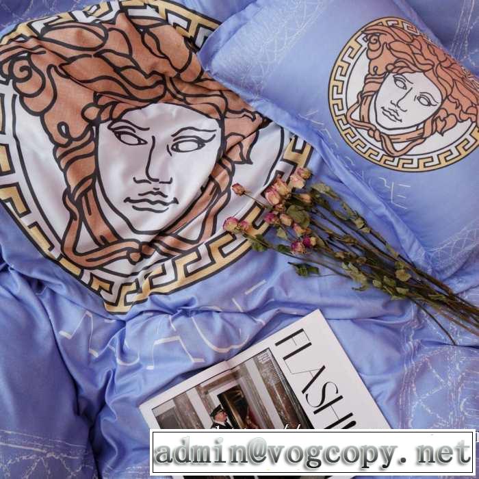 人気の秋冬新作再登場 ヴェルサーチ VERSACE 寝具4点セット 最速2019秋冬トレンドブランド