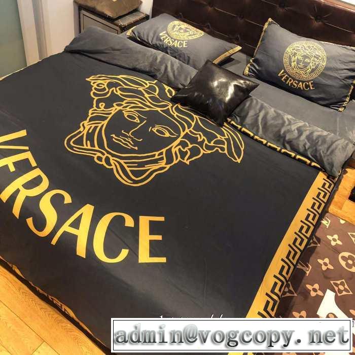 秋冬に大注目のカラー ヴェルサーチ 2019秋断然ブランド推し VERSACE 寝具4点セット