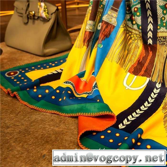 この優しさや高級感をゲット エルメス HERMES すっきりした印象に ブランケット 毛布としても素敵