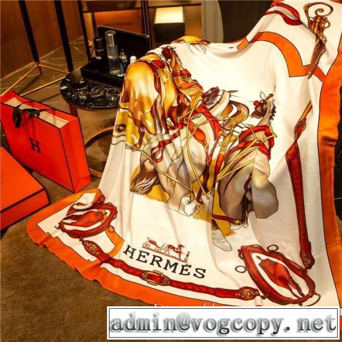エルメス HERMES ぜひ今年のトレンドをチェック ブランケット 吸汗性に優れた天然素材 なめらかな手触り