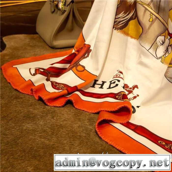 エルメス HERMES ぜひ今年のトレンドをチェック ブランケット 吸汗性に優れた天然素材 なめらかな手触り