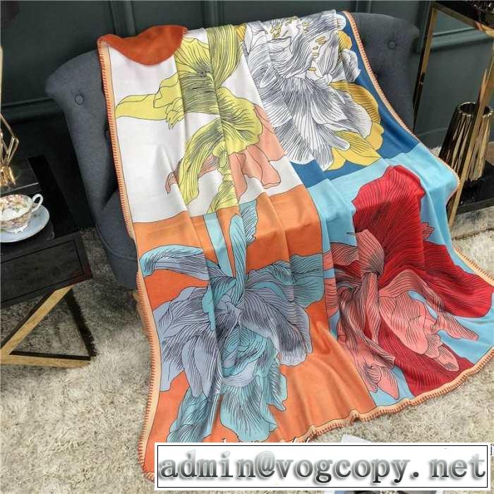 エルメス HERMES 2019夏ファション新品 ブランケット 暖かさと寝心地のよさに全身包まれる 優しく肌にフィットする