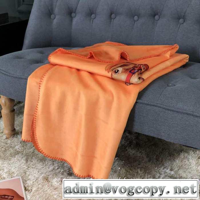 エルメス 大胆にデザインオシャレ新品 HERMES 超極細繊維を使用した美品 ブランケット2019春夏も引き続きトレンド