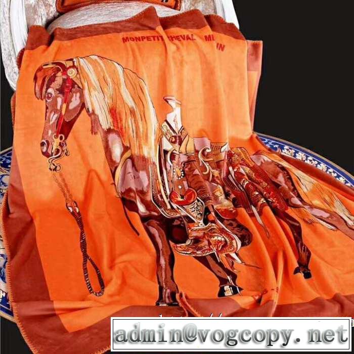 おしゃれな夏ファッション2019 エルメス超柔らかな感覚を味わえる  HERMES オールシーズン対応 ブランケット 