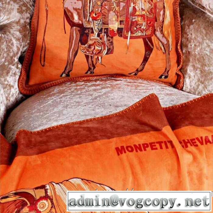 おしゃれな夏ファッション2019 エルメス超柔らかな感覚を味わえる  HERMES オールシーズン対応 ブランケット