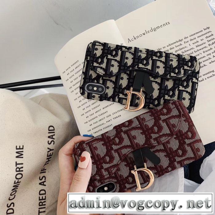 2色可選 ケータイケース 2019秋冬トレンドデザイン 大人かわいい秋冬コーデを楽しみ ディオール DIOR