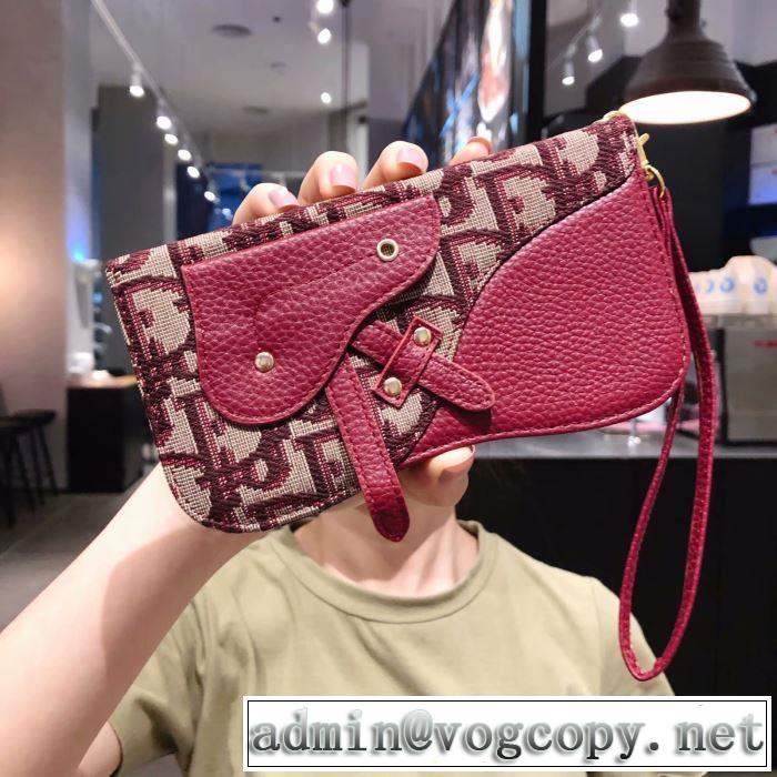 2色可選 2019トレンドファッション新品 ディオール DIOR ケータイケース 秋冬にお世話になる定番