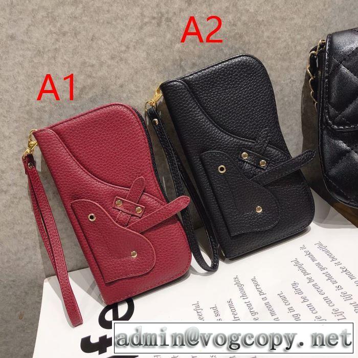 支持率が高い秋冬最新作 2色可選 先取り 2019/2020秋冬ファッションディオール DIOR ケータイケース