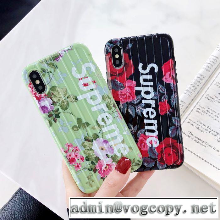 2色可選 シュプリーム 2019秋冬トレンド押さえておきたい SUPREME サイズのよさを感じる新作 スマートフォンケース  注目の秋ファッション一番