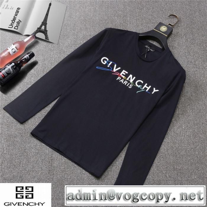 2019年春夏シーズンの人気 今流行りの最新コレクション ジバンシー GIVENCHY 長袖Tシャツ 3色可選