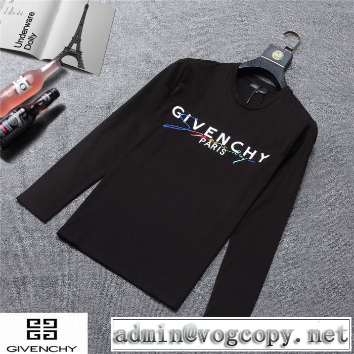 2019年春夏シーズンの人気 今流行りの最新コレクション ジバンシー GIVENCHY 長袖Tシャツ 3色可選