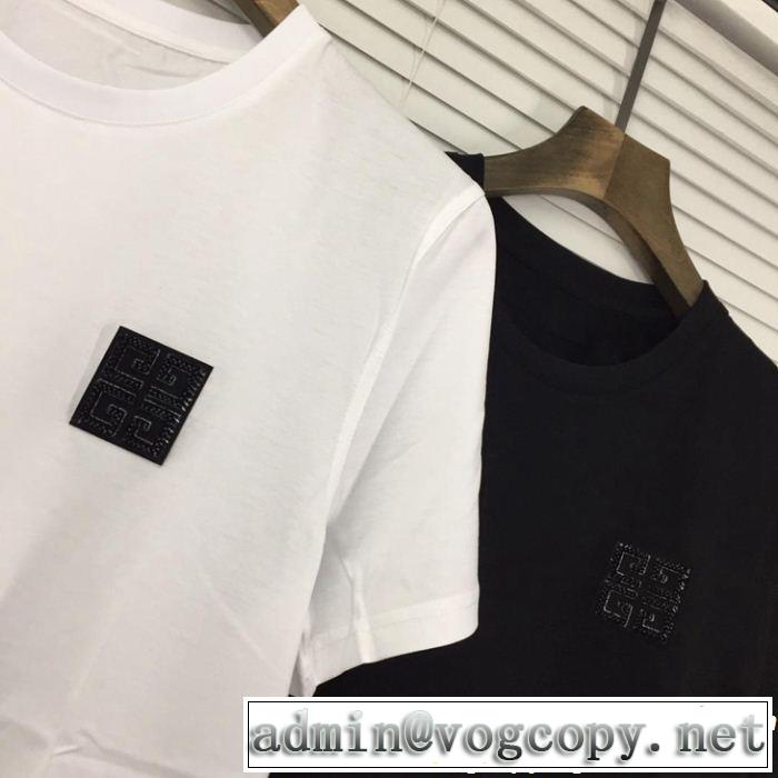 2019夏色っぽさ クールな印象を引き立て ジバンシー GIVENCHY Tシャツ/ティーシャツ 2色可選