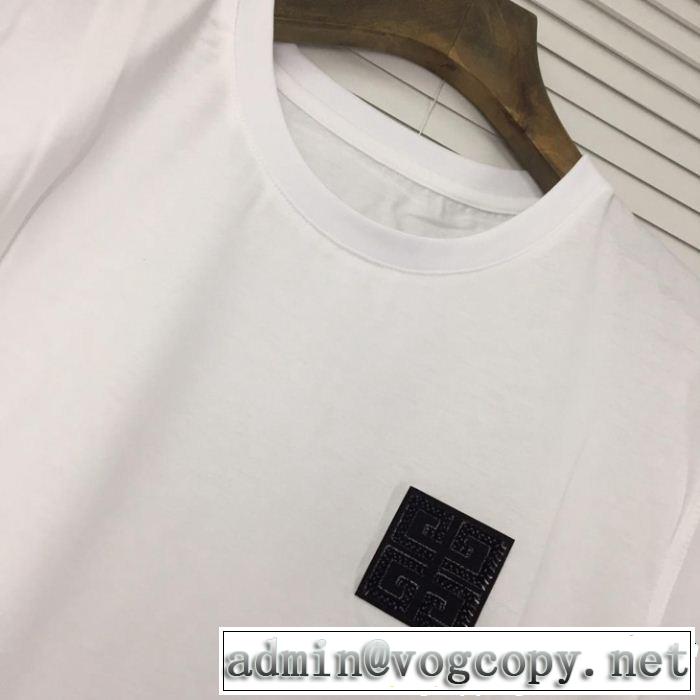 2019夏色っぽさ クールな印象を引き立て ジバンシー GIVENCHY Tシャツ/ティーシャツ 2色可選