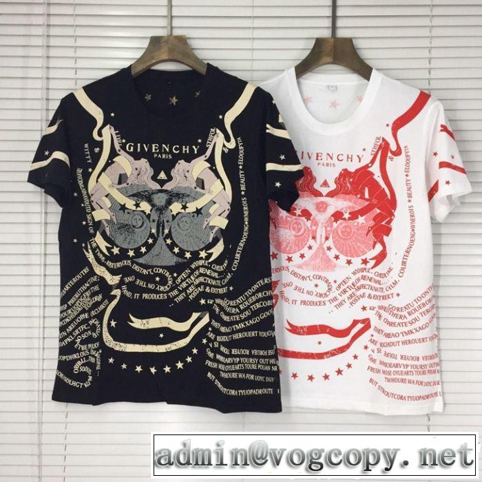 GIVENCHY Tシャツ/ティーシャツ 2色可選 2019年の春夏に着たい こなれ感を引き立たせ ジバンシー