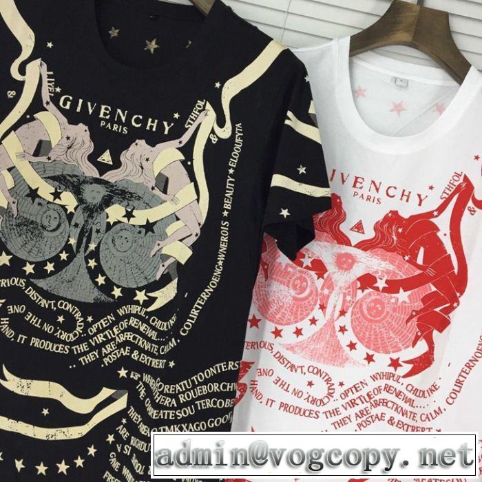 GIVENCHY Tシャツ/ティーシャツ 2色可選 2019年の春夏に着たい こなれ感を引き立たせ ジバンシー
