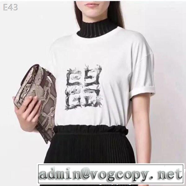 2019年最新ファッション トレンド感があって涼しげ ジバンシー GIVENCHY Tシャツ/ティーシャツ 2色可選