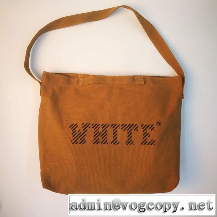  2019春夏は人気定番 3色可選  Off-White 着るだけで上品なスタイル オフホワイト デニム バッグ