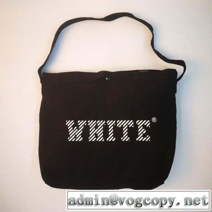 2019春夏は人気定番 3色可選  Off-White 着るだけで上品なスタイル オフホワイト デニム バッグ