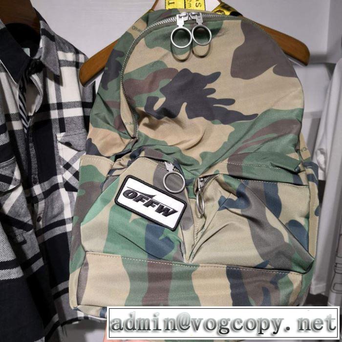 リュック、バックパック Off-White 洗練された印象に オフホワイト 2019春夏は人気定番