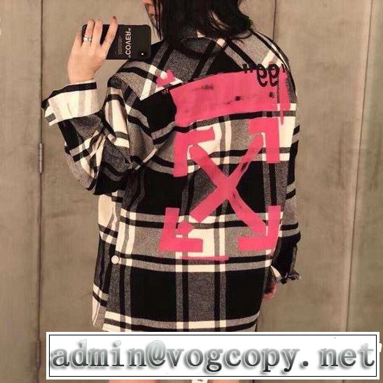 2019年春夏流行ファッション 大人の可愛さを引き立て Off-White オフホワイト シャツ 2色可選