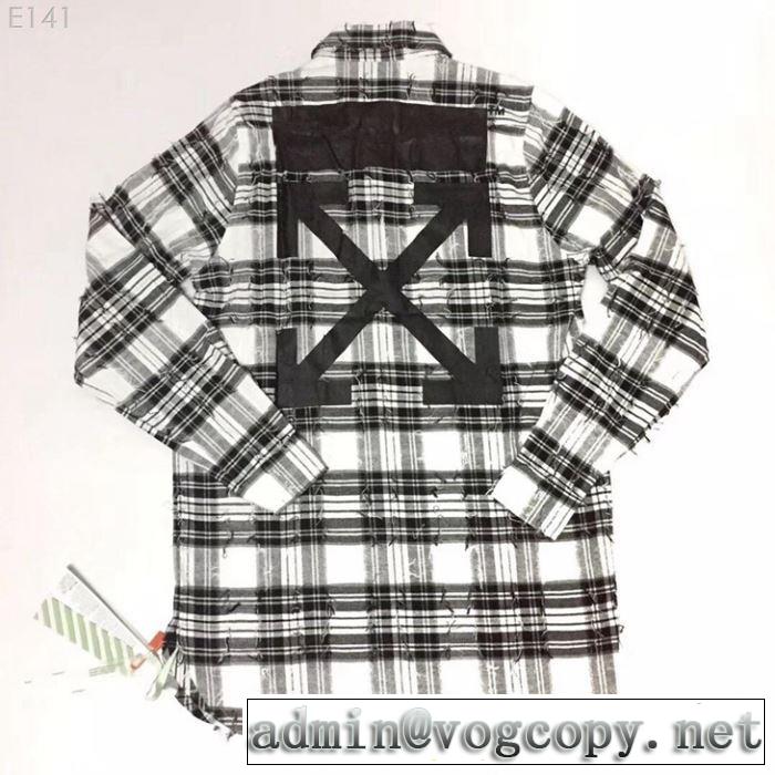快適な着心地 Off-White レジャー オフホワイト シャツ 2019年春夏シーズンの人気