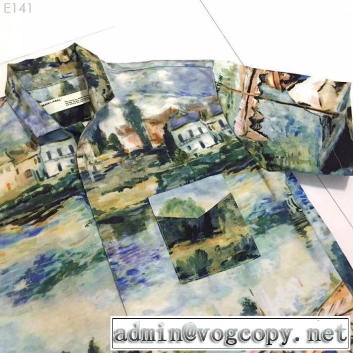 オフホワイト ゆったり感のあるアイテム  シャツ 2019春夏人気トレンドアイテム Off-White