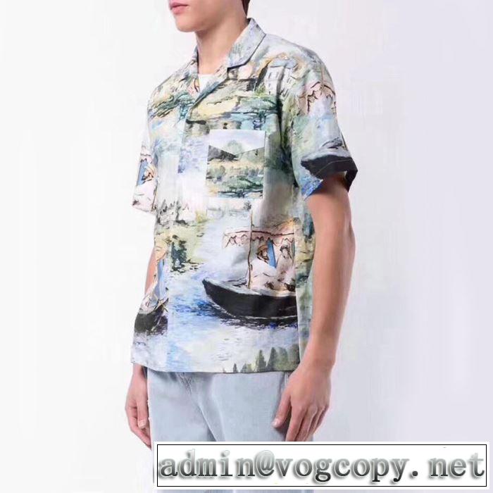 オフホワイト ゆったり感のあるアイテム  シャツ 2019春夏人気トレンドアイテム Off-White