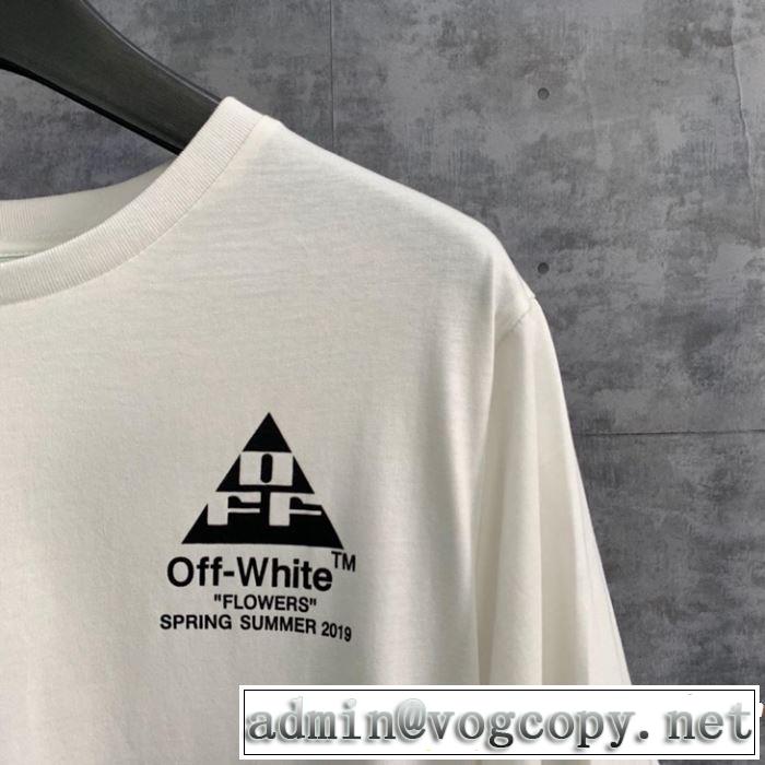 Off-White オフホワイト 半袖Tシャツ off-white 19ss】 OW 19ss 2019年の春夏に着たい ちょっと大人の印象