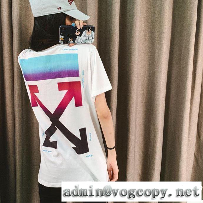 2019年春夏流行ファッション 快適な着心地 Off-White オフホワイト 半袖Tシャツ off-white 19ss】 OW 19ss