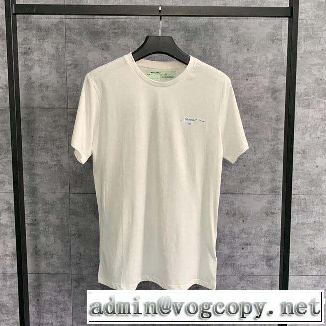 2019年春夏流行ファッション 快適な着心地 Off-White オフホワイト 半袖Tシャツ off-white 19ss】 OW 19ss
