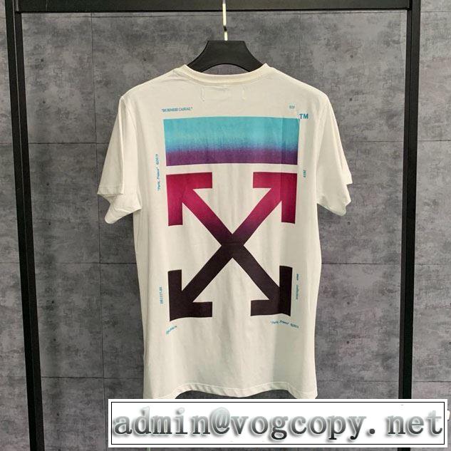 2019年春夏流行ファッション 快適な着心地 Off-White オフホワイト 半袖Tシャツ off-white 19ss】 OW 19ss