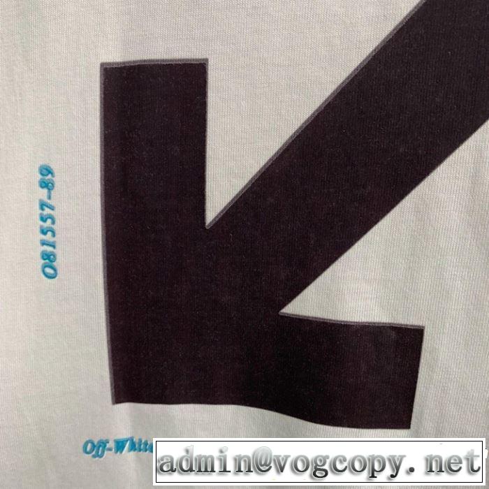 2019年春夏流行ファッション 快適な着心地 Off-White オフホワイト 半袖Tシャツ off-white 19ss】 OW 19ss