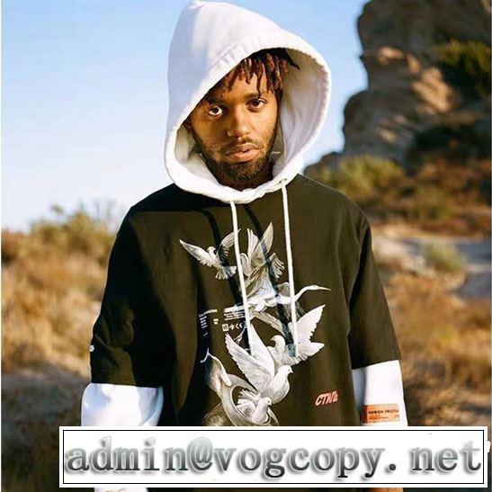 HERON PRESTON HP Off-White オフホワイト 半袖Tシャツ 2色可選 夏先に大活躍する 2019春夏トレンドアイテム