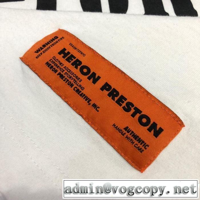 季節感のあるファッション Off-White オフホワイト 半袖Tシャツ HERON PRESTON HP 2019年春夏シーズンの人気