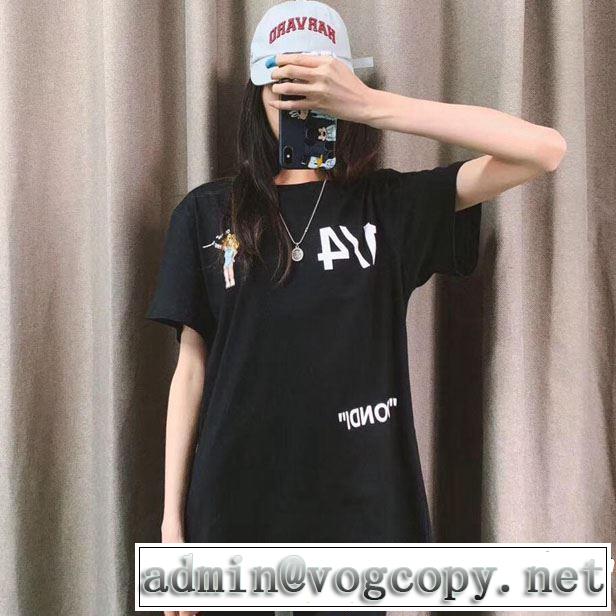 Off-White オフホワイト 半袖Tシャツ  off white-19ss】 OW 19ss 春夏の流行り2019新品 大人の可愛さを引き立て