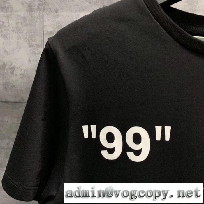 今季のトレンド人気新作 Off-White オフホワイト 半袖Tシャツ 2019夏色っぽさ 夏のフレッシュな気分に
