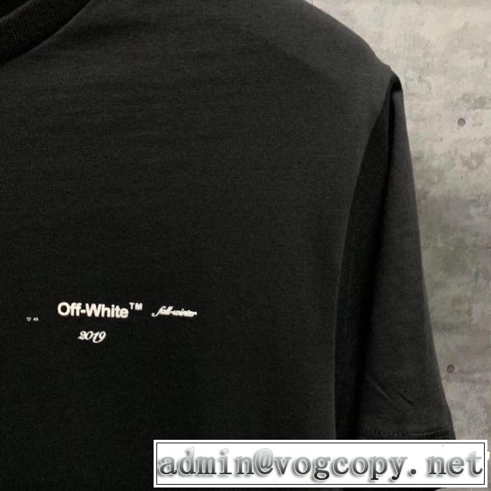 今季のトレンド人気新作 Off-White オフホワイト 半袖Tシャツ 2019夏色っぽさ 夏のフレッシュな気分に