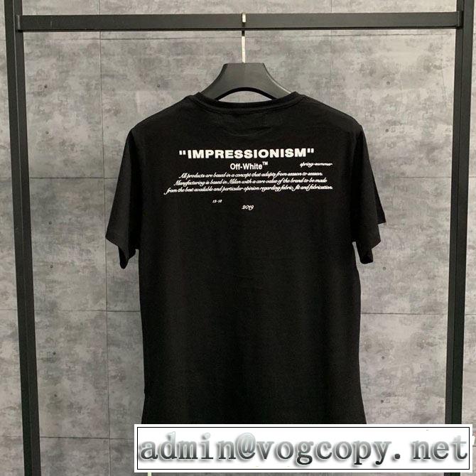 Off-White オフホワイト 半袖Tシャツ off-white 19ss】 OW 19ss きちんと感をプラス 2019SSのトレンド商品