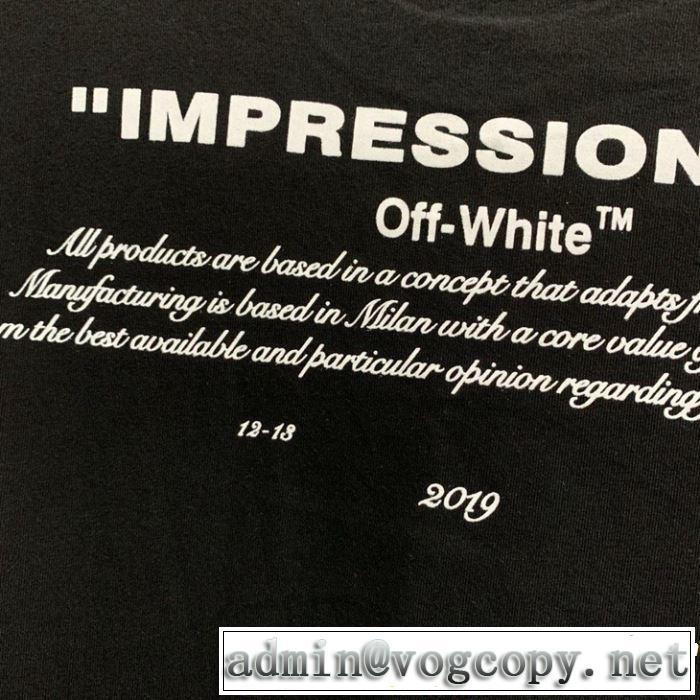 Off-White オフホワイト 半袖Tシャツ off-white 19ss】 OW 19ss きちんと感をプラス 2019SSのトレンド商品