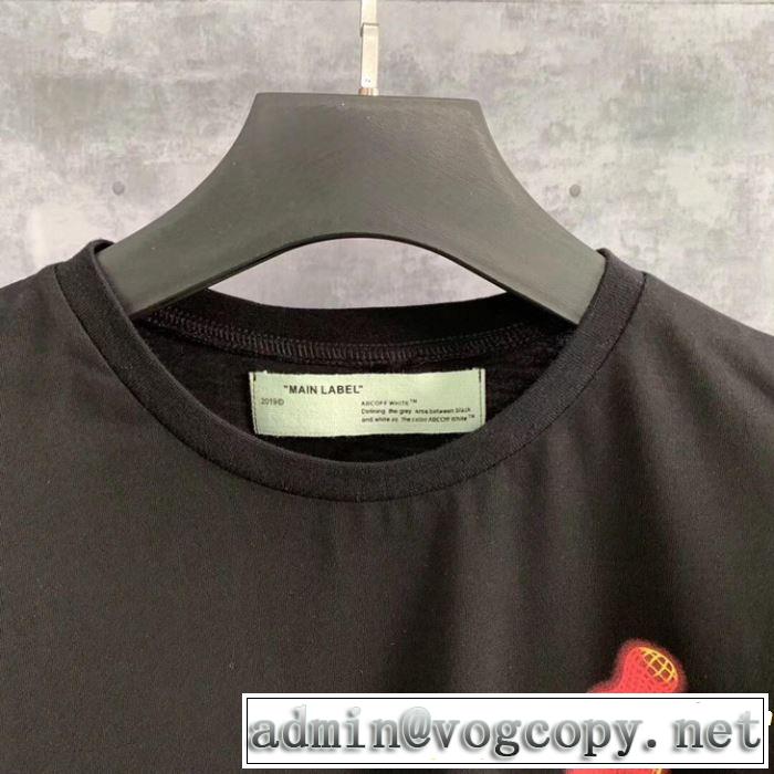 夏に良く似合うちょっと新品 Off-White オフホワイト 半袖Tシャツ off-white 19ss】 OW 19ss 2019即旬な装いに