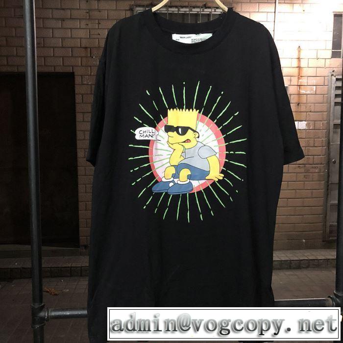 Off-White オフホワイト 半袖Tシャツ 2色可選 2019年の春夏に着たい る春夏おすすめの人気商品 涼しげに演出