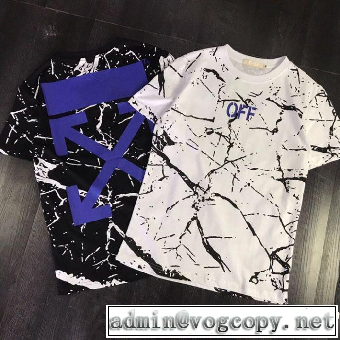 半袖Tシャツ 2色可選 OFF-WHITE 2019春夏は人気定番 人気ストリートブランド新品 Off-White オフホワイト
